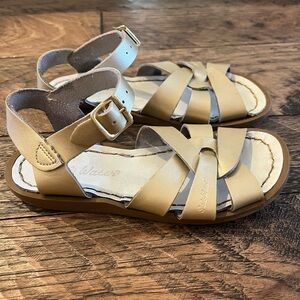 Gold saltwater sandals